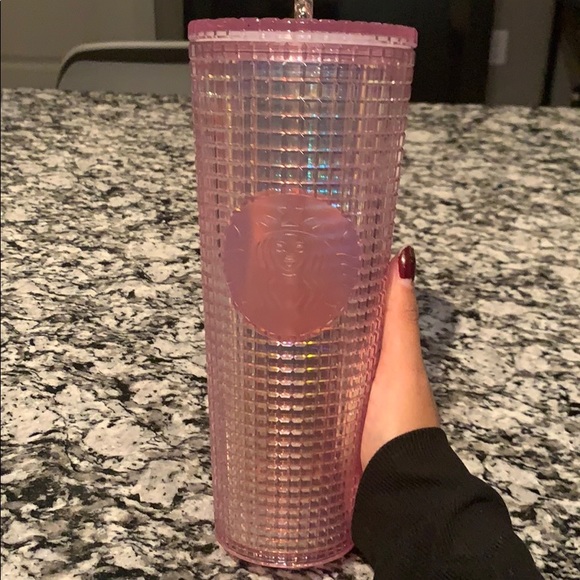 Starbucks Other - New Starbucks Venti Holiday Tumbler Pink Grid